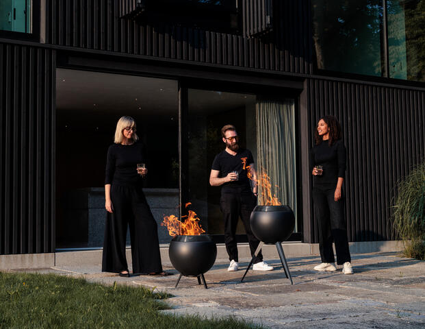 Moon 45 Feuerkorb (All Black)