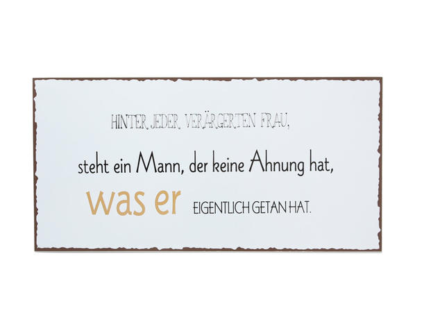 Schild Männer