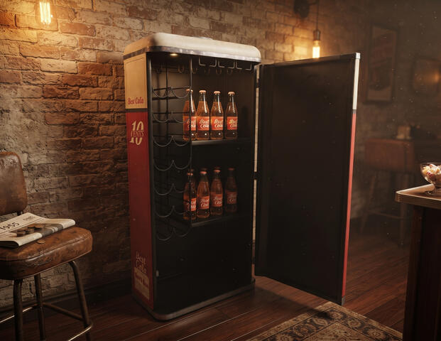 Unikat-Barschrank Kühlschrank