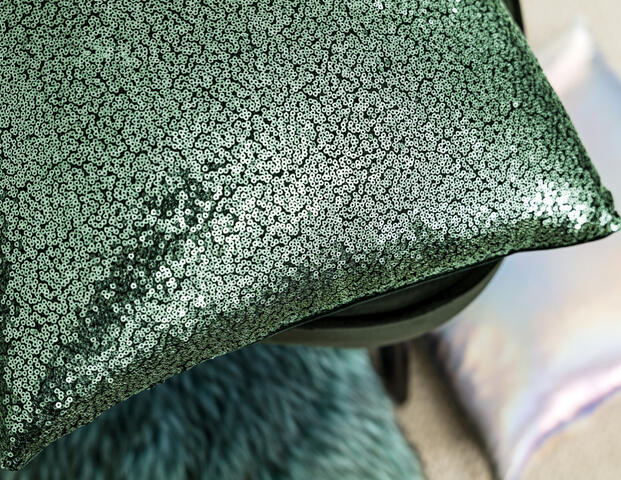 Kissen Glitter