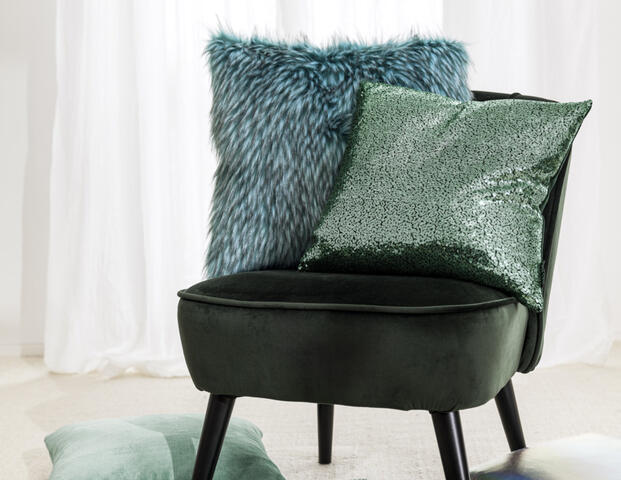 Kissen Glitter