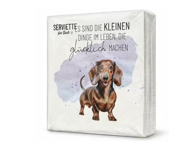 Serviette Dackel