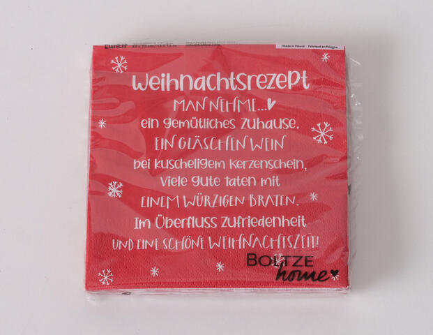 Servietten Rezept