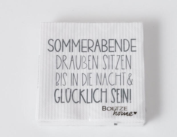 Servietten Sommerparty