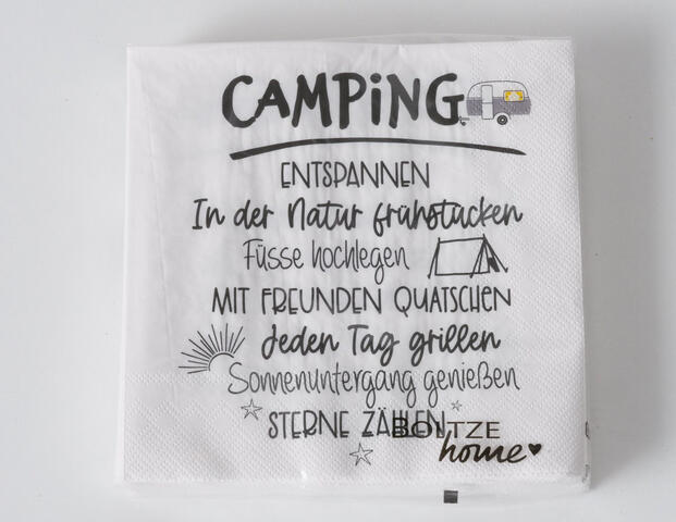 Servietten Camper