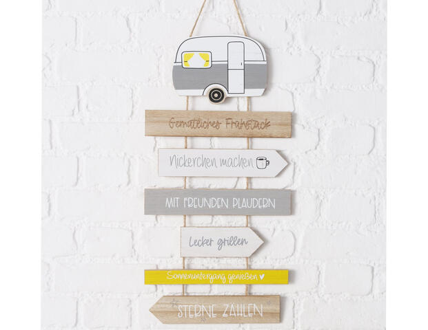 Schild Camping- Regeln
