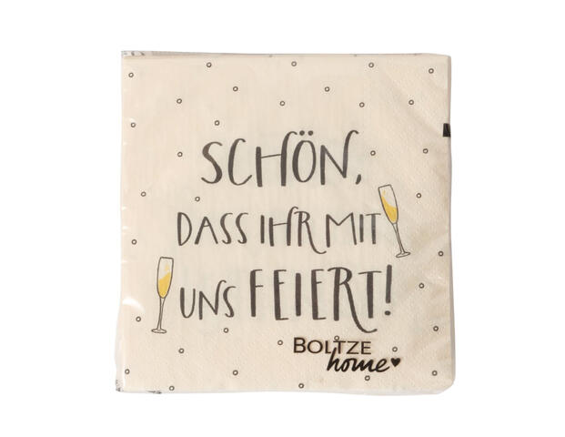 Cocktailservietten Schön