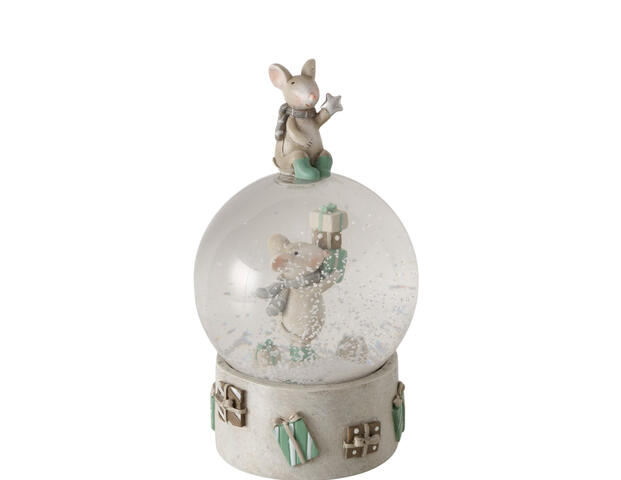 Schneekugel Mausi