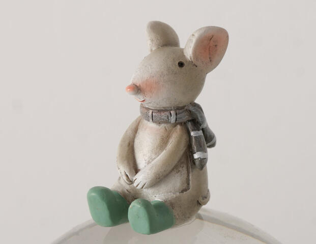 Schneekugel Mausi