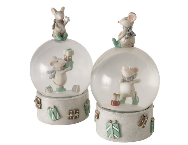 Schneekugel Mausi