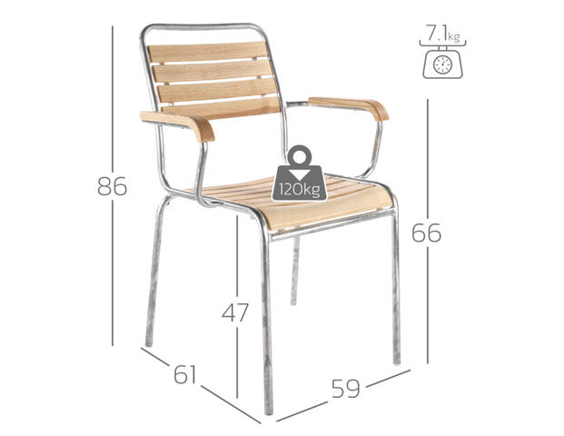 Rigi Sessel mit Armlehnen