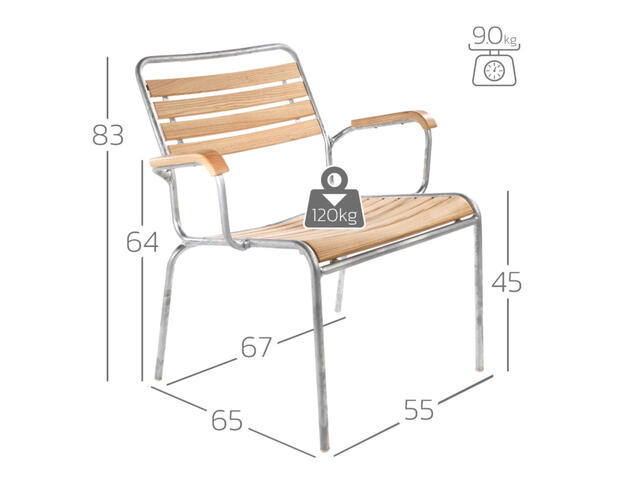 Holzlattenlounger Rigi