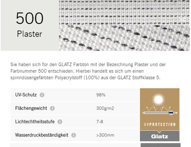 Sonnenschirm Palazzo Style