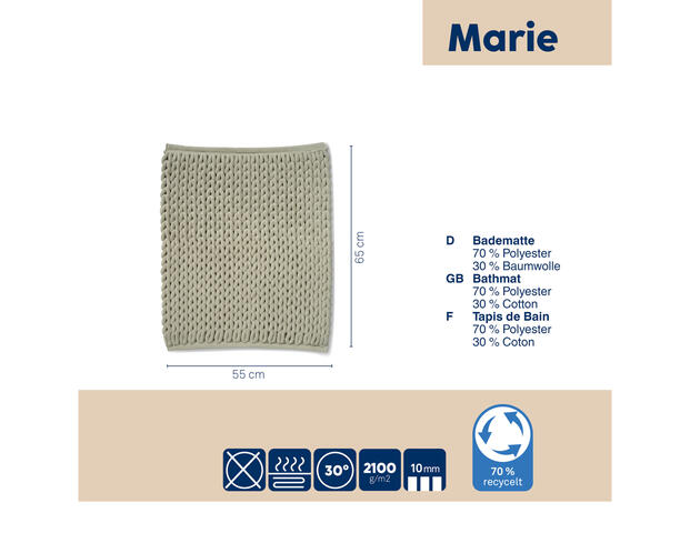 Badematte Marie