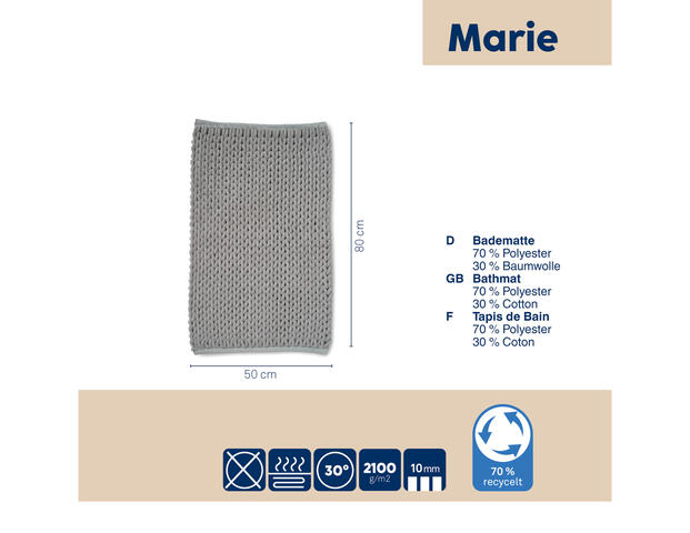 Badematte Marie
