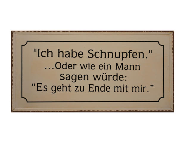 Schild Priol "...Ich..."