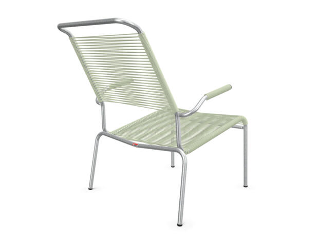 Spaghetti-Lounger Säntis mit Armlehnen