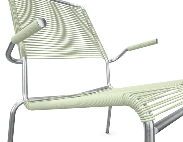 Spaghetti-Lounger Säntis mit Armlehnen