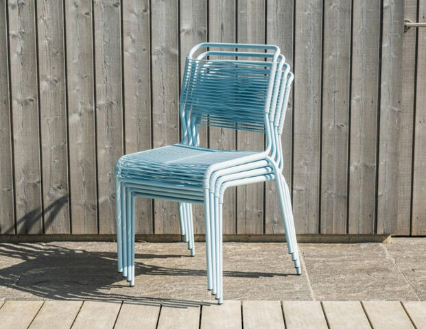 Säntis Spaghetti-Stuhl ohne Armlehne