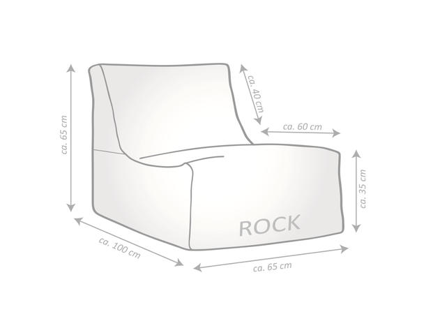 Hocker Veluto Rock