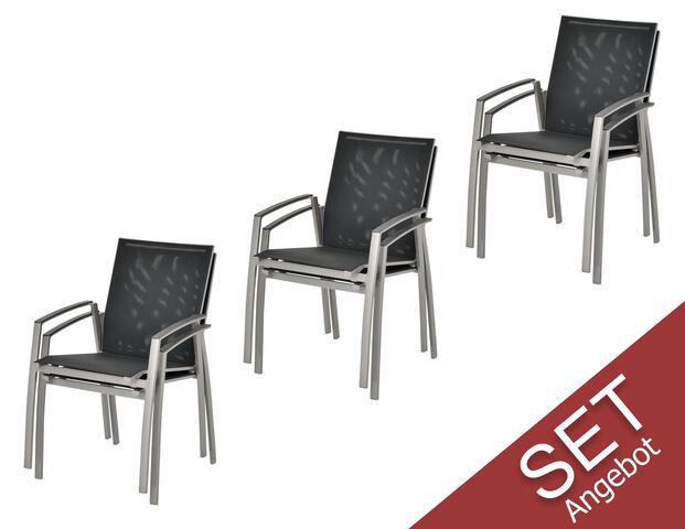 Set mit 6x Argentina II Sessel