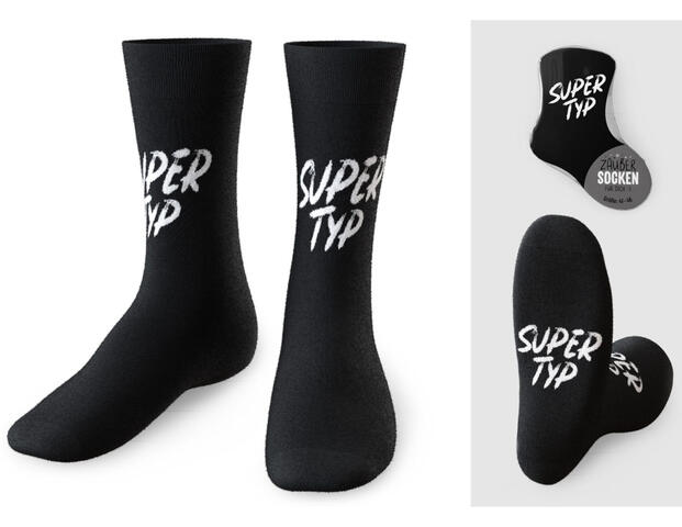 Zaubersocke "Super Typ"