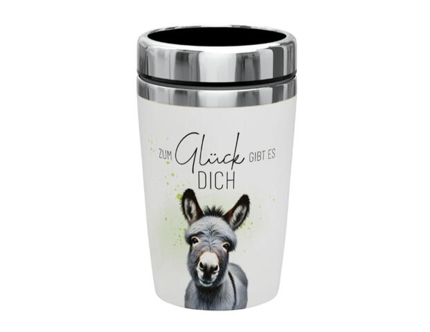 Becher to go Esel