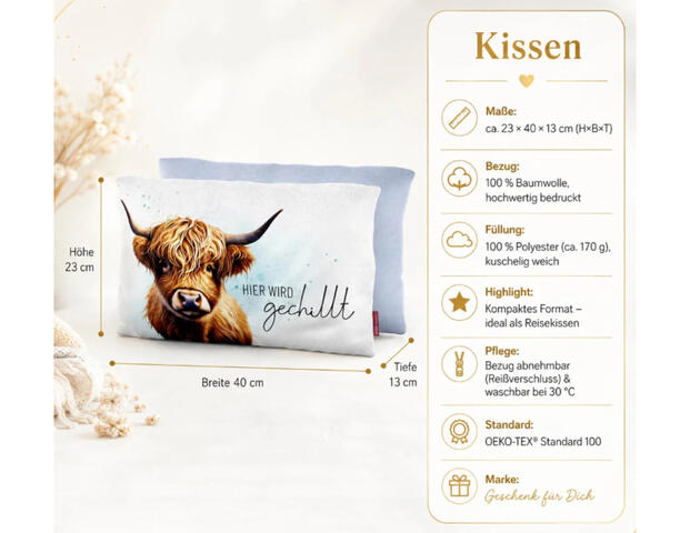 Kissen Rind