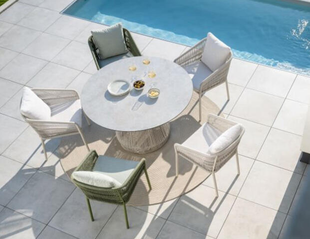 Outdoorteppich Ø 220 cm