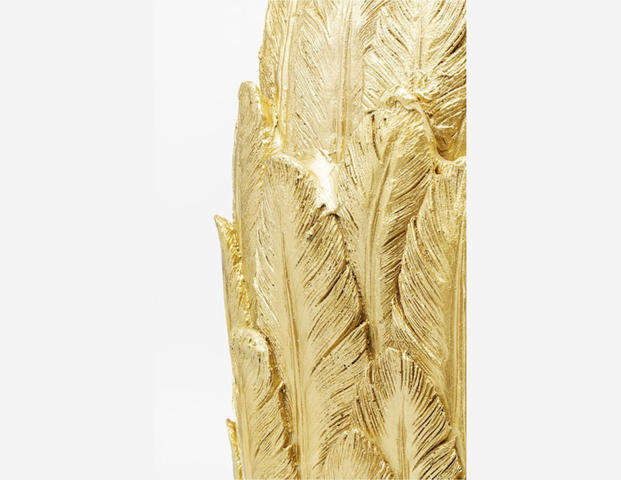 Vase Feathers Gold