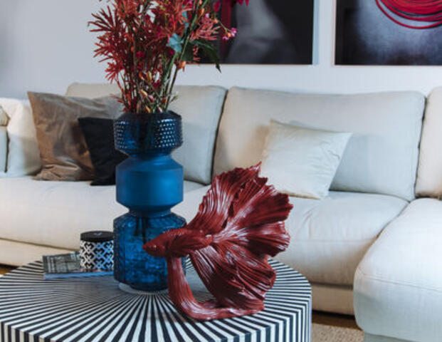 Vase Marvelous Duo Blau