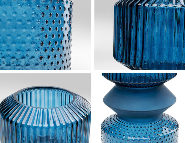Vase Marvelous Duo Blau