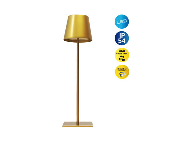 LED Tischleuchte MIKA (Gold)