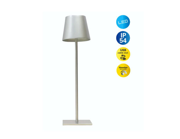 LED Tischleuchte MIKA (Silber)