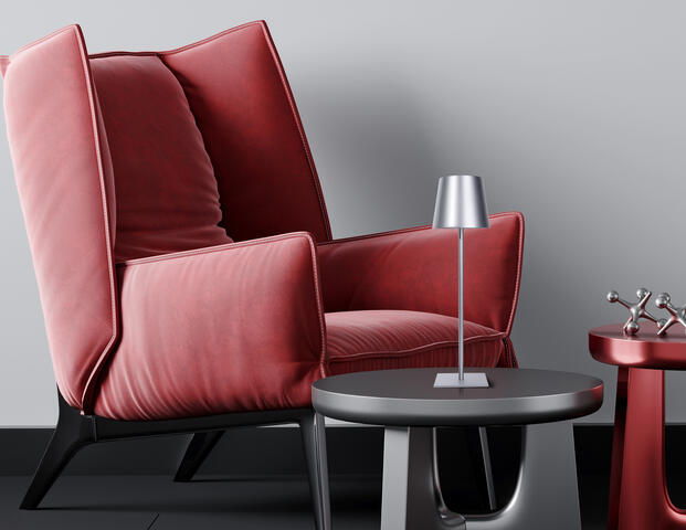 LED Tischleuchte MIKA (Silber)