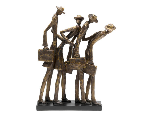 Deko Figur Business Men Four
