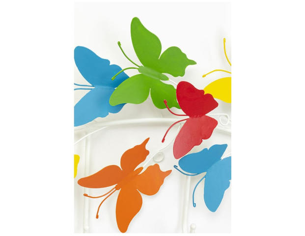 Wandgarderobe Colorful Butterflies