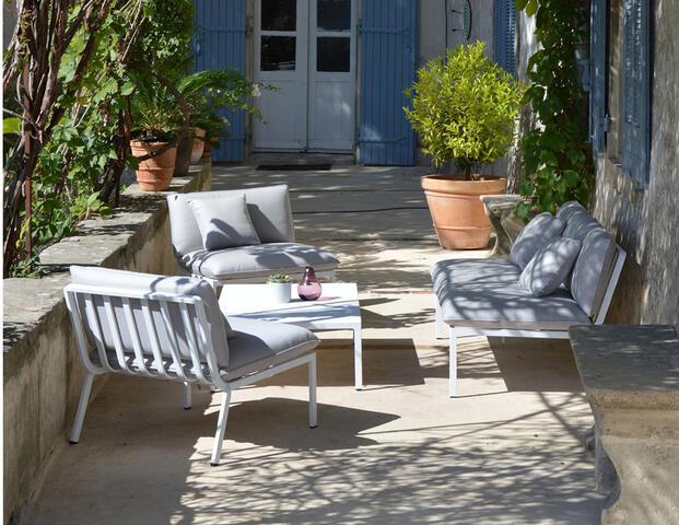 Arcane Gartenlounge Kayl light grey
