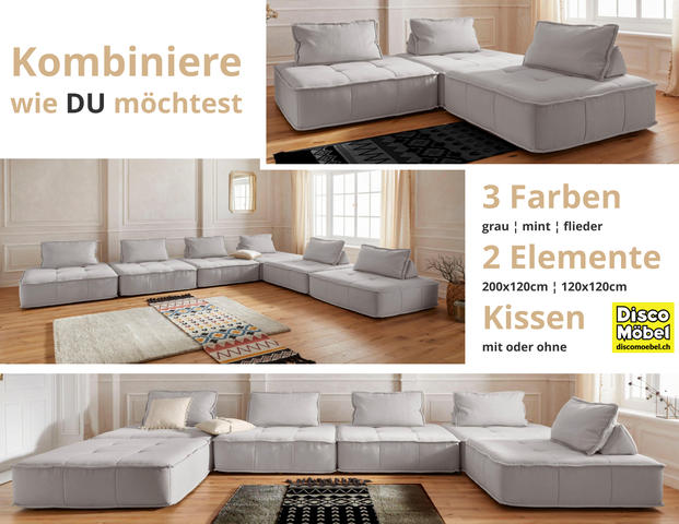 myCouch Sofa Clooney 120