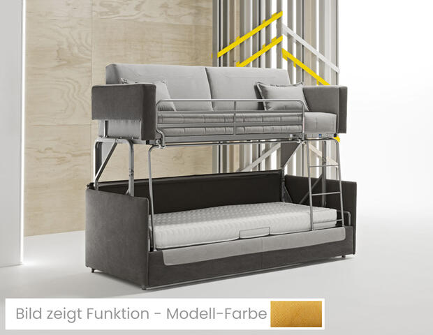 Schlafsofa mit Hochbett-Funktion