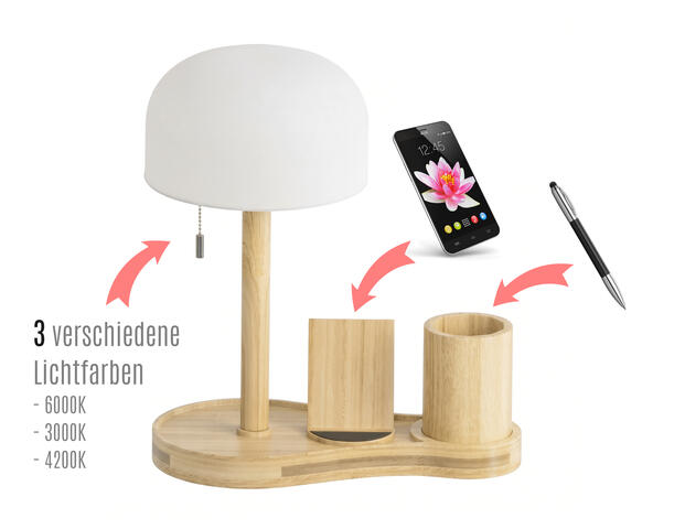 Bamboo LED Lampe