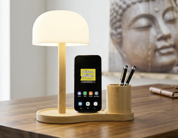 Bamboo LED Lampe