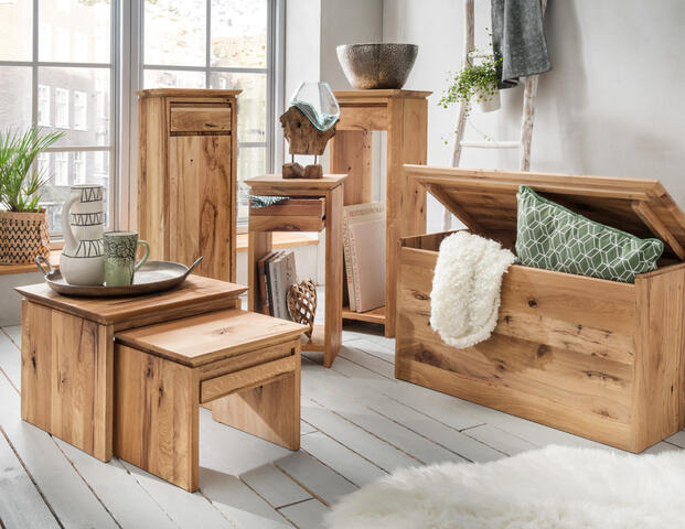 Blumensäule mit Schublade