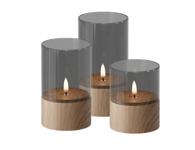 LED Candle im Glas