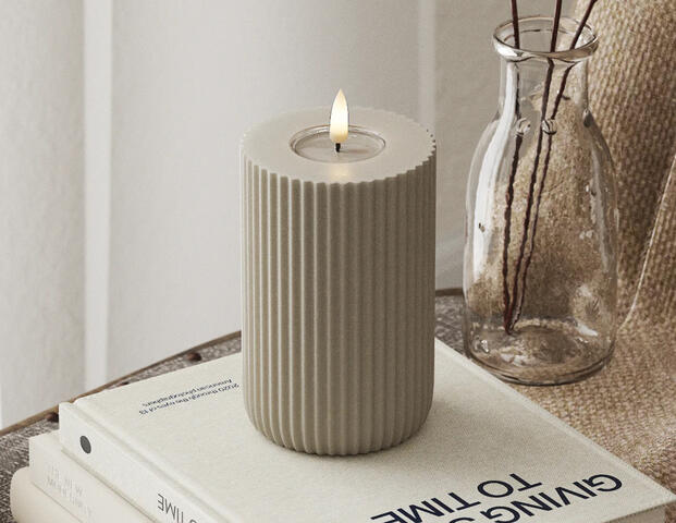 Shape gerillte Kerze