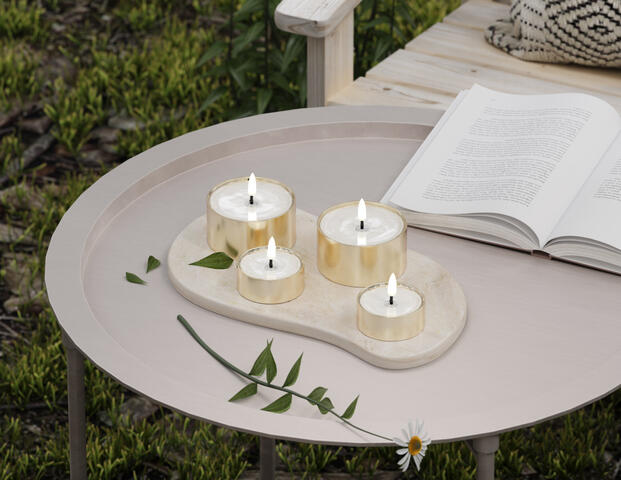 Outdoor Metall Teelicht
