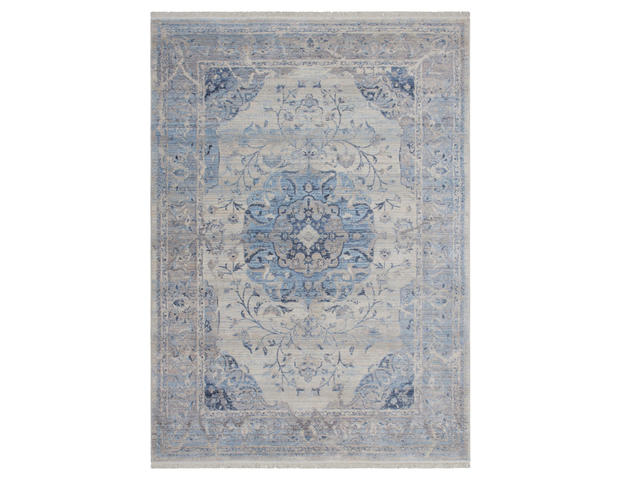 Teppich Vintage blue