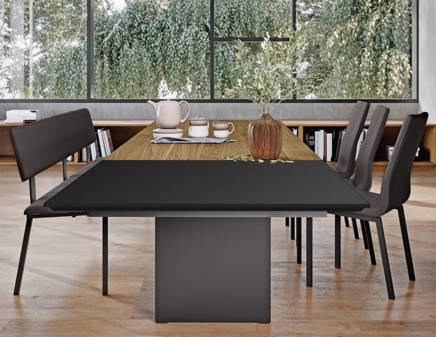 Sitzbank Alba mit Rückenlehne