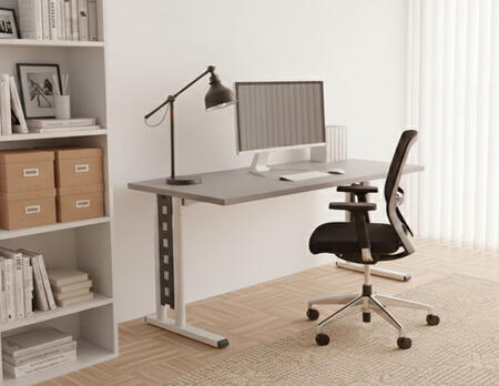 Schreibtisch Window mit C-Fuss