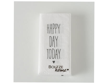 Bistroservietten Happy